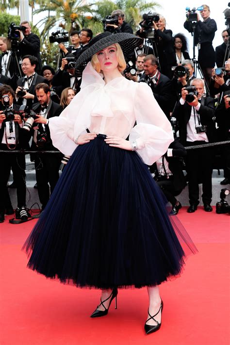 elle fanning dior cannes 2019|Elle Fanning Delivers A Lesson In French Fashion History At .